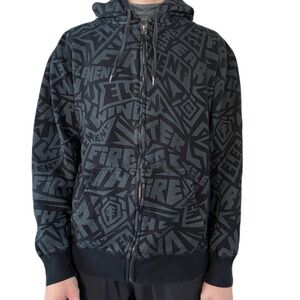 Element Charcoal Graphic Zip-Up Hoodie